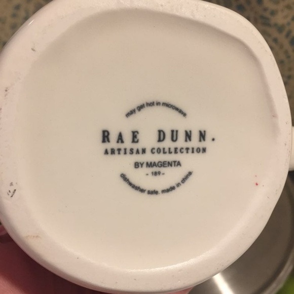 Rae Dunn Love Mug NWT Red black white coffee tea - Picture 5 of 6